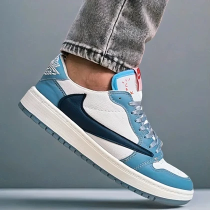 نایک ایر جردن 1 بدون ساق تراویس اسکات ای جین(Nike Air Jordan 1 Low Travis Scott )