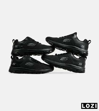کفش کتانی طبی ورزشی مشکیSKECHERS SKECH-KNIT