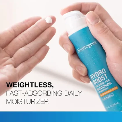 کرم آبرسان و ضدآفتاب نوتروژینا مدل Hydro Boost Hyaluronic Acid Moisturizer SPF 50