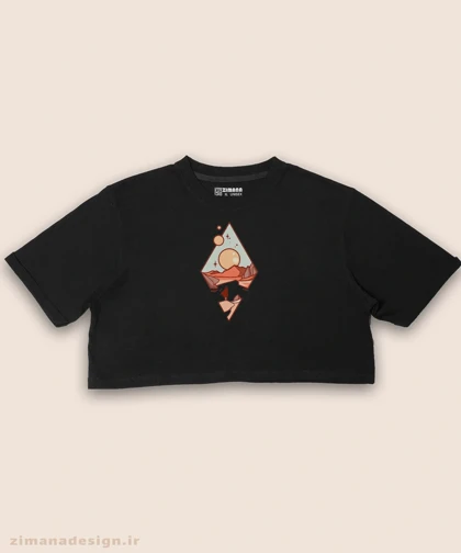 کراپ زنانه طرح تلماسه کد 919