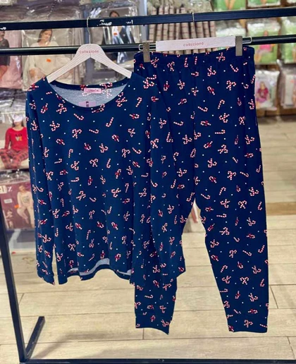 بلوز و شلوار سایز بزرگ نخ پنبه سکسن کد40807