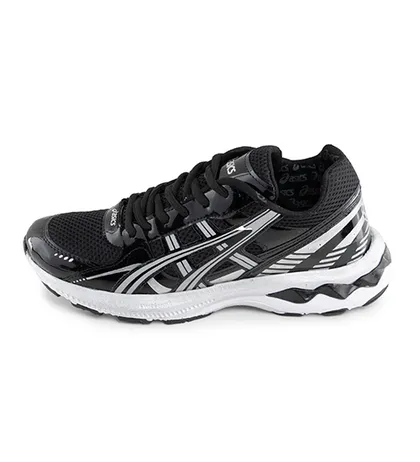 کفش اسپرت Asics مردانه مشکی بندی چرم مصنوعی