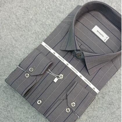 پیراهن استین بلند مردانه ( قواره کلاسیک-قواره معمولی )- پیراهن مجلسی طرحدار مردانه