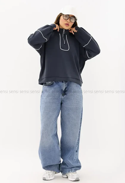 دورس نیم زیپ مغزی دوزی کد1004441