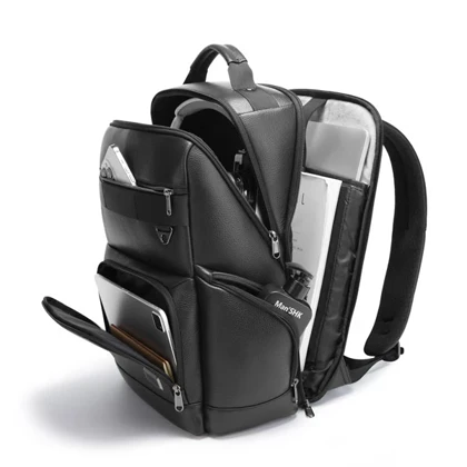 کیف و کوله پشتی چرم اورجینال بنج BANGE 6627