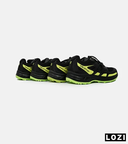 کفش کتانی کوهنوردی مشکی سبز زنانه و مردانه Salomon wings pro 2