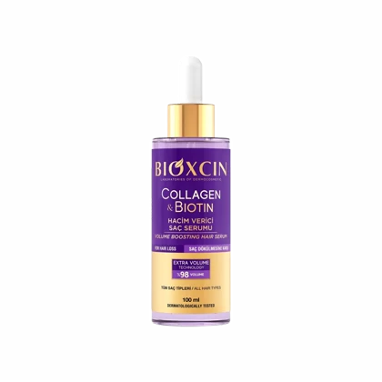 سرم مو ضدریزش و حجم دهنده بیوکسین Bioxcin حاوی کلاژن و بیوتین