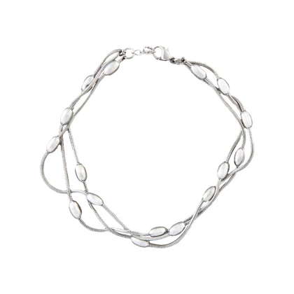 پابند زنانه مدل سه لاین گوی دار