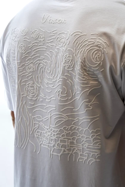 تیشرت آستین کوتاه طرحدار مردانه