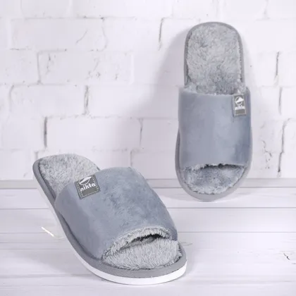 دمپایی حوله ای زنانه نیکتا مدل GRY.1250