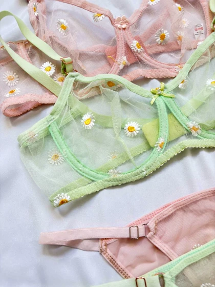 سوتین و شورت شیشه ای بابونه سویل