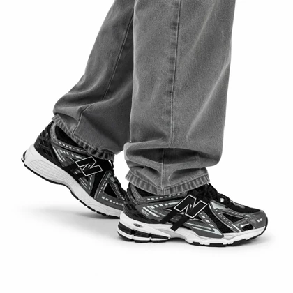 کتانی مردانه نیوبالانس مشکی طوسی New BALANCE 1906
