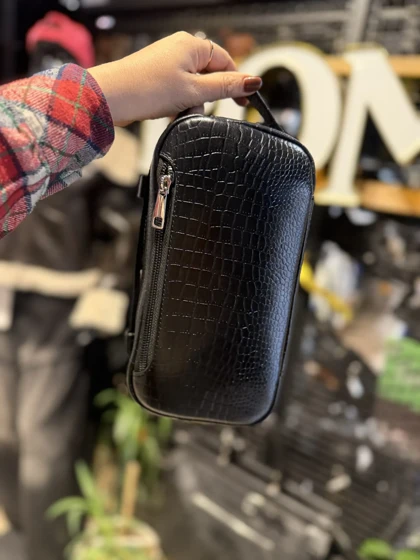 کیف دستی چرم طبیعی کاویان