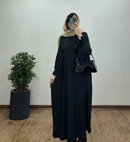 عبای بلند سوزندوزی اسرا