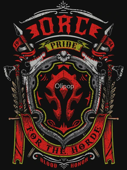 تیشرت کلاسیک ورلد اف وارکرافت | Orc Pride v2 کد 238561