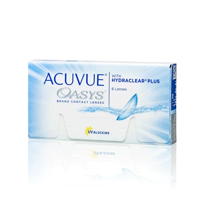 لنز طبی ماهانه اکیو وی اویسس Acuvue Oasys HydraClear Plus