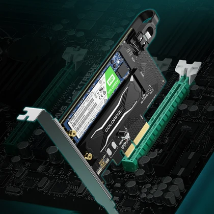 تبدیل PCle 3.0X4 به SSD M.2 M-Key / M.2 B-Key یوگرین Ugreen CM302 70504