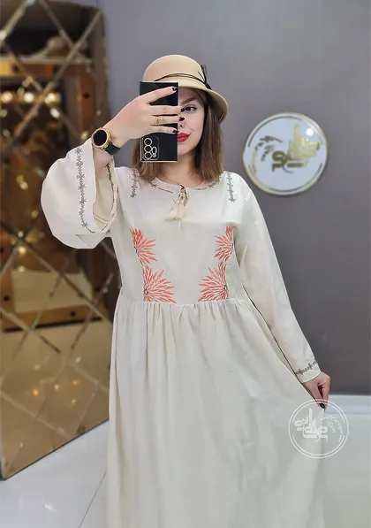 پیراهن کفتان نایلا