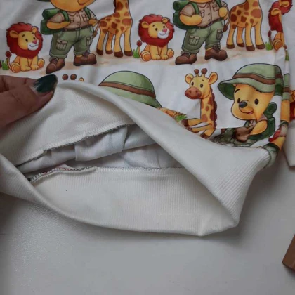 بلوز شلوارپسرانه مخمل فضانوردی پو اردک