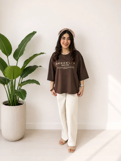 تیشرت زنانه باکسی
