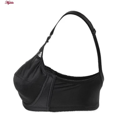 سوتین زنانه لین مدل پروانه ای فنردار مشکی کد 4680-602