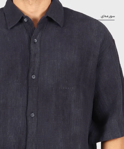 پیراهن باکسی مردانه آستین کوتاه 2683