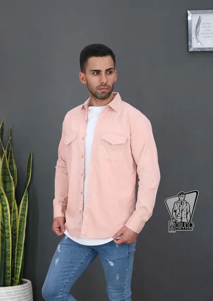 پیراهن مردانه کتان BERSHKA
