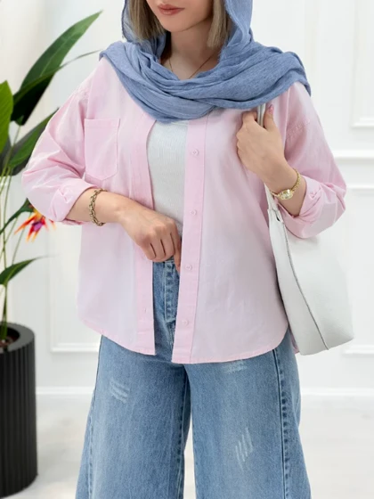 شومیز کژوال زنانه لینن پارمیس