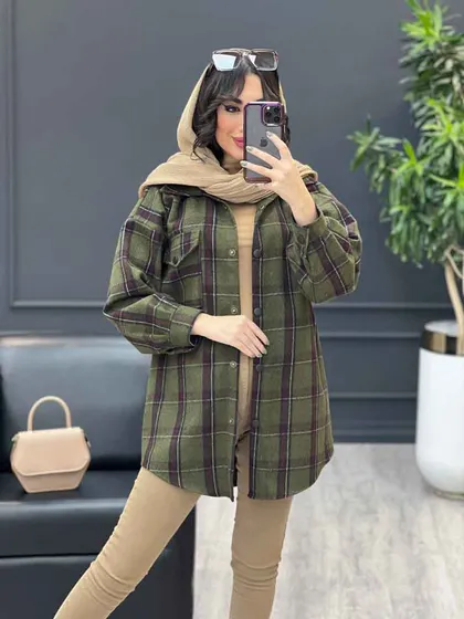 شکت چهارخونه تک جیب