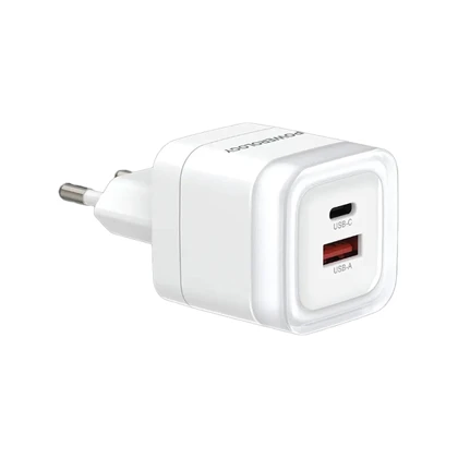 آداپتور پاورولوژی مدل POWEROLOGY LUNEX SERIES DUAL-PORT FAST CHARGING PWFC554E