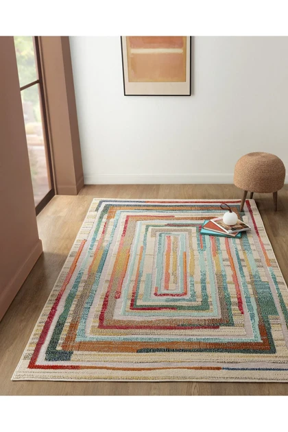فرش ماشینی Madame Coco مدل Plumet 160 × 230 سانتی‌متر - بژ