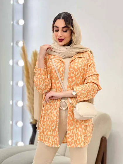 شومیز طرح دار ملودی