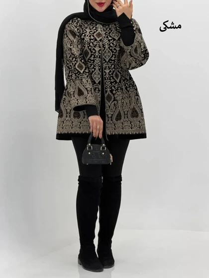 3842-کت سوزن دوزی ماه دخت