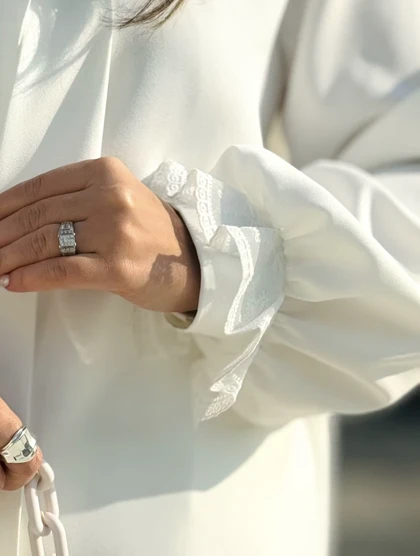 شومیز کرپ مدل مهرو(ارسال فوری)