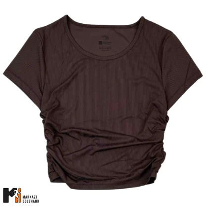 تیشرت ورزشی زنانه کبریتی کد 082