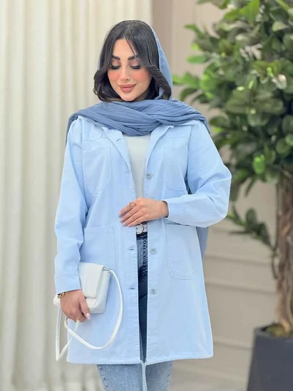 مانتو پایین بند چهار جیب