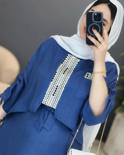 سارافون دو تیکه پاپیون شانتون