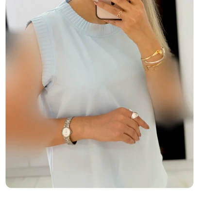 تاپ یقه گرد پلیسه