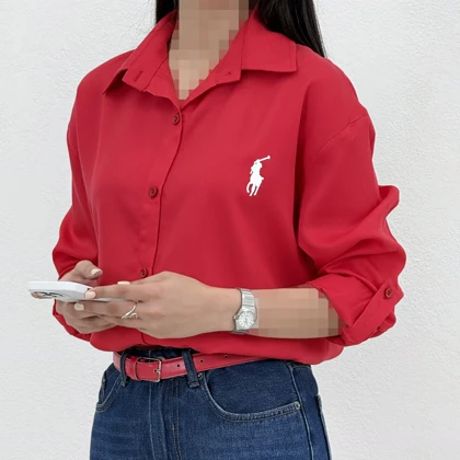 شومیز زنانه سیلک لایوسل polo | آی بولک