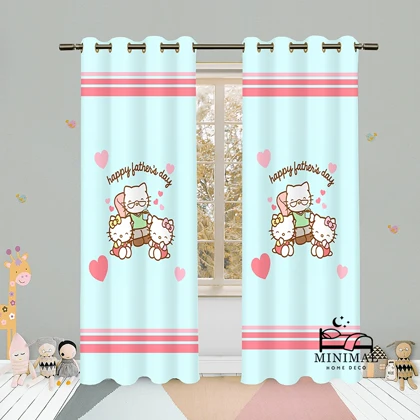 پرده کودک طرح کیتی مدل W5132