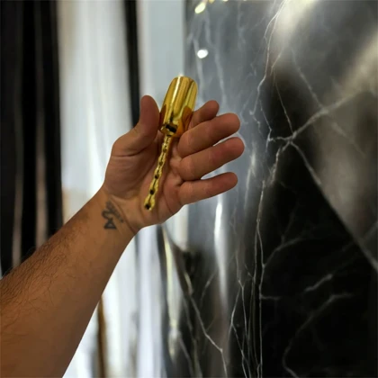 پیمانه قهوه و چای نگین‌دار در دو رنگ