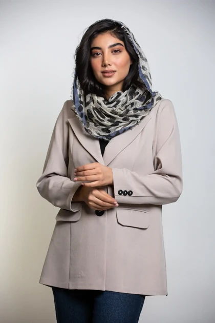 کت زنانه بزایاق دو دکمه