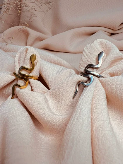 انگشتر مار استیل