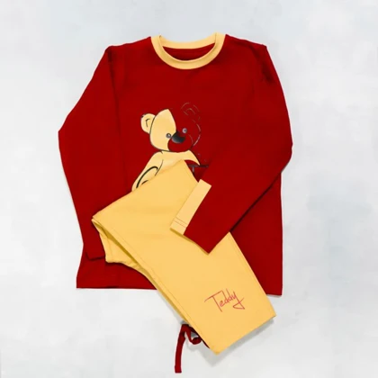 ست بلوز شلوار بچگانه /کد:1010