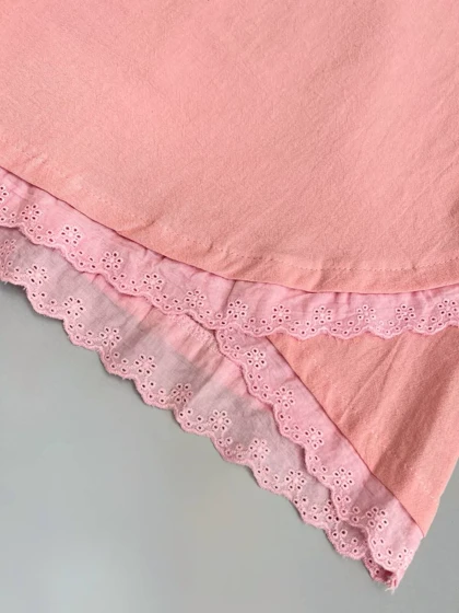 ست بلوز و شلوارک کنف کد 3367