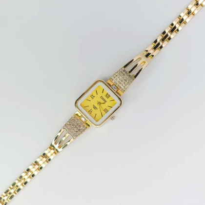 ساعت مچی زنانه مجلسی EHHE نگین‌دار با موتور کوارتز