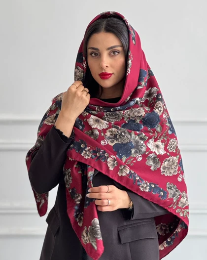 روسری ابریشم کد 03