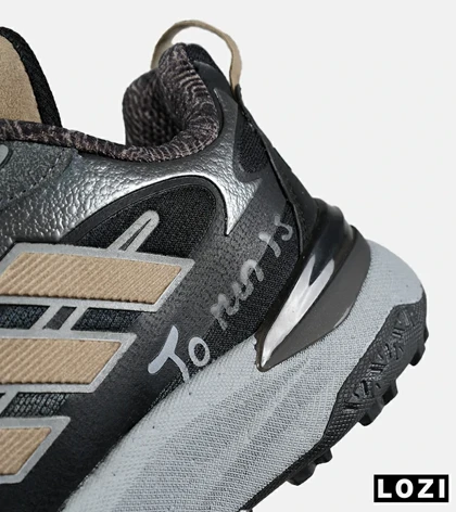 کفش کتانی مردانه و زنانه مشکی طوسی Adidas More Than Speed مدل 7554