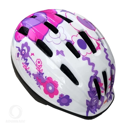کلاه دوچرخه بچه گانه ROCKY طرح FLOWER مدل HB-6-2