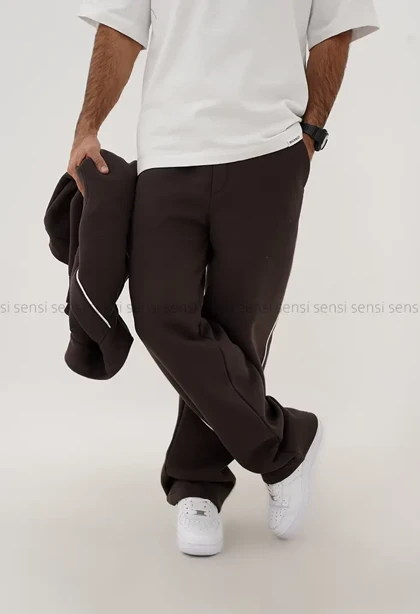 ست مردانه سویشرت شلوار گرم دارکد20000045